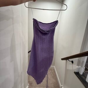 Elegant Purple Women's Dress